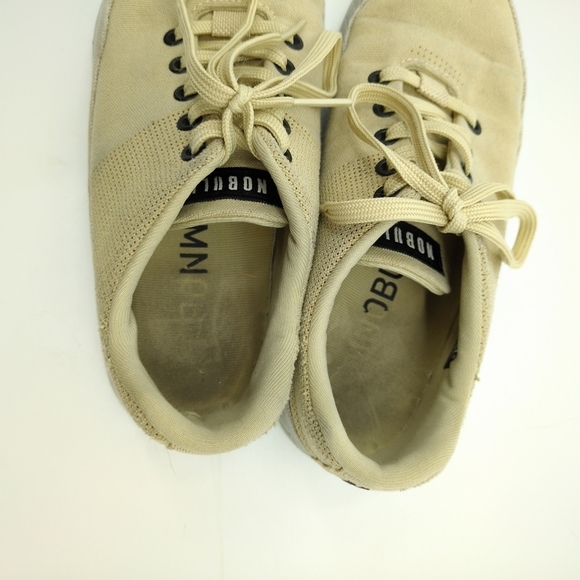 NoBull Canvas Trainer Sand Beige Low Top Sneakers Women's 7.5 - Picture 4 of 10